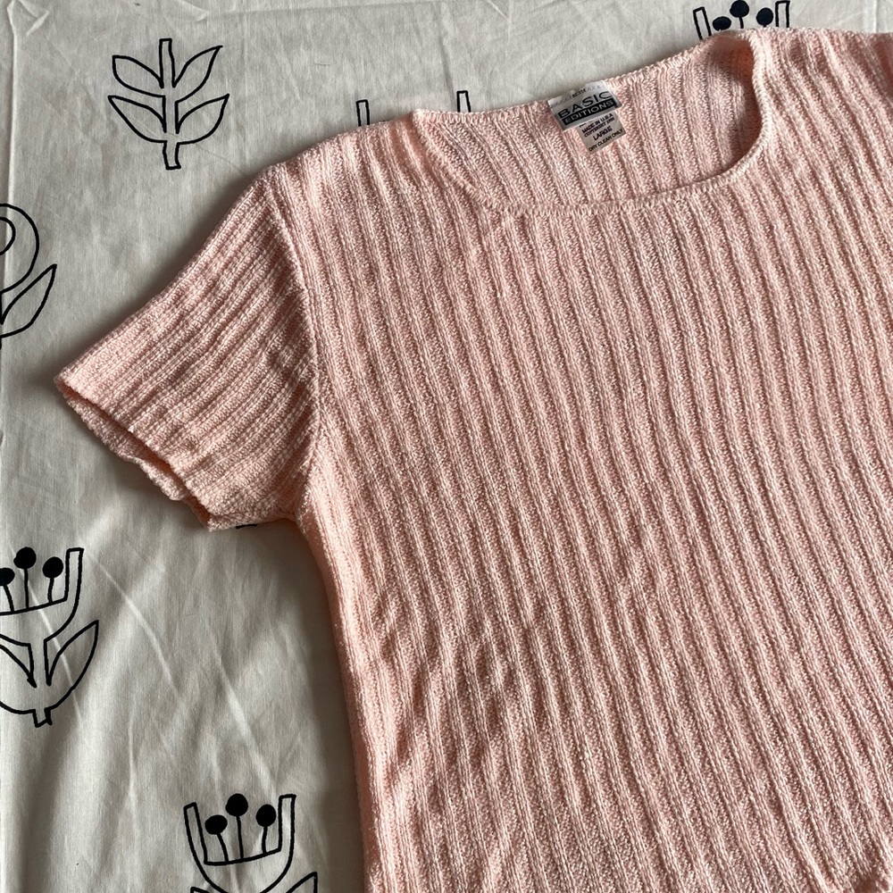 Vintage Basic Editions Pink shirt
